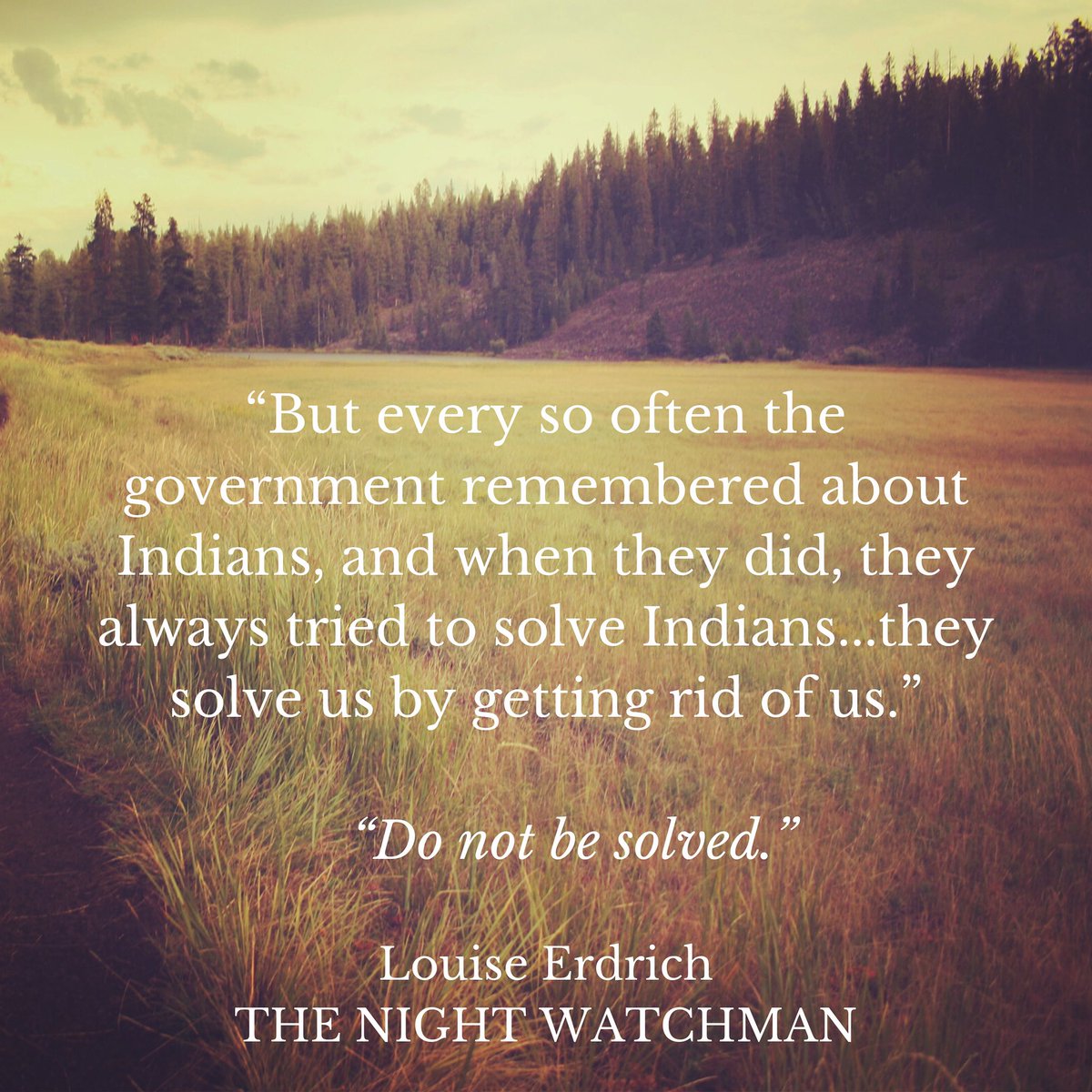ExpoReviewLit's tweet photo. Wise words from a timely #ExpoRecommends from Editor @briannasmyk. Raise your hand if you’re a #LouiseErdrich fan? What’s your favorite one of her books? Have you read #TheNightWatchman yet? #nativeamericans #indigenous #AmplifyBIPOC #BIPOC @HarperCollins https://t.co/WAazFM4ciF