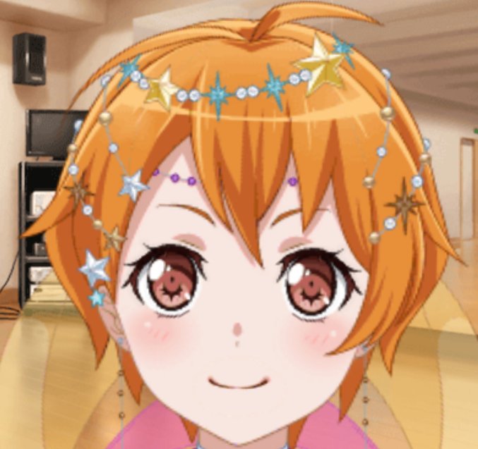 TANABATA (Our Beginning 4*)another one i did not know about until today. as you can see, one strand is tucked behind her right ear, while the other is not. a very nice asymmetrical look! hagumi is very fashion forward.