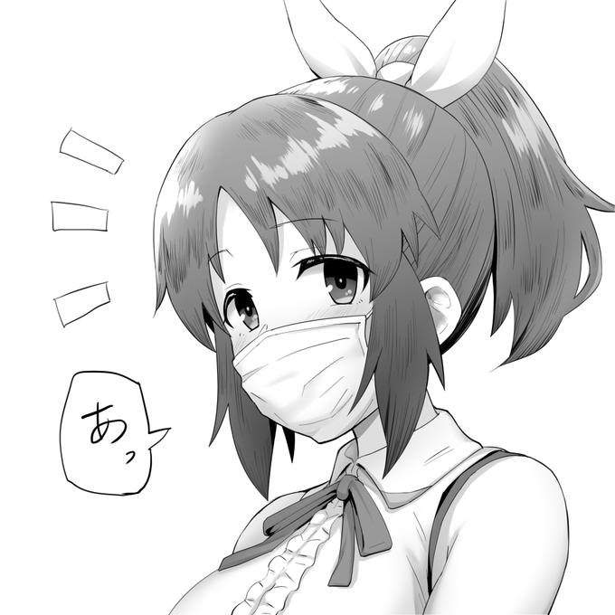 マスク越しに笑顔をくれる安部菜々さん… 