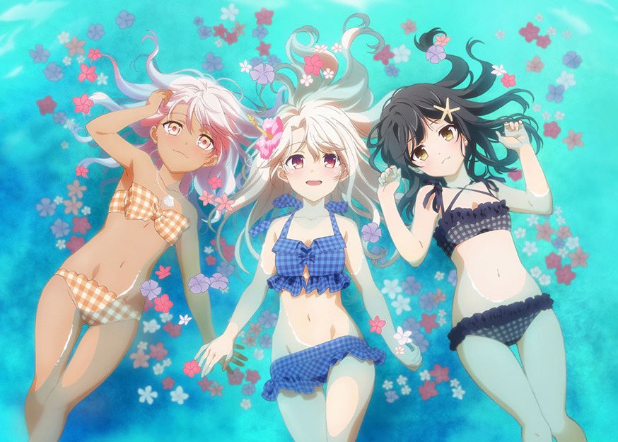 イリヤ＆美遊＆クロ お着がえ　タペストリー プリズマ☆ファンタズム イリヤ＆美遊＆クロ B2タペストリー プリズマイリヤ プリズマ