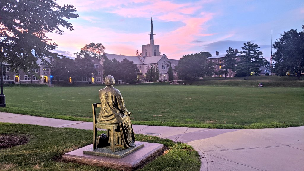 CanandaiguaAD's tweet photo. I can't help but wonder what Dr. Blackwell is thinking about our world today. 

@HWSColleges #hws #genevany #elizabethblackwell #firstwomandoctor https://t.co/6kwEPqvgZ0