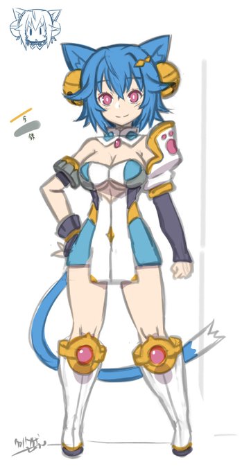 今日はお休み頂けたし、雨なのでオエカキ朝から^^
今別の絵を描いているので少し間置きますが、こんな感じでオリキャラネコ勇者のリファインがすすでいるぅ
😋 