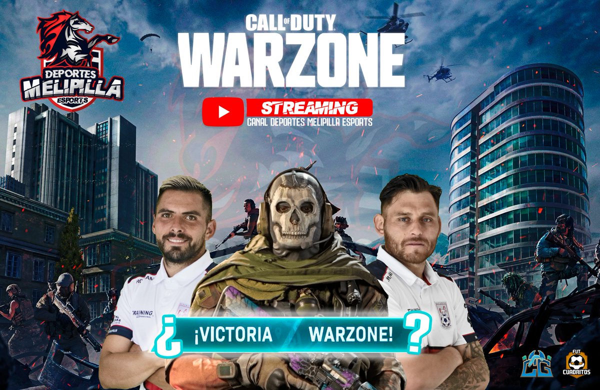 cdmelipilla's tweet photo. 👀OJO AL STREAMING QUE SE VIENE MUY PRONTO🎮
D. Melipilla Esports tendrá como invitados a Nelson Sepúlveda y Miguel Sanhueza a la 1º edición del "Desafío Warzone", donde tendrán que ganar una partida en Battle Royale🏆
¿Nelson y Migue lo lograrán🤔?
#VamosMelipilla
#GoPotros https://t.co/gMyKt6N0Dq