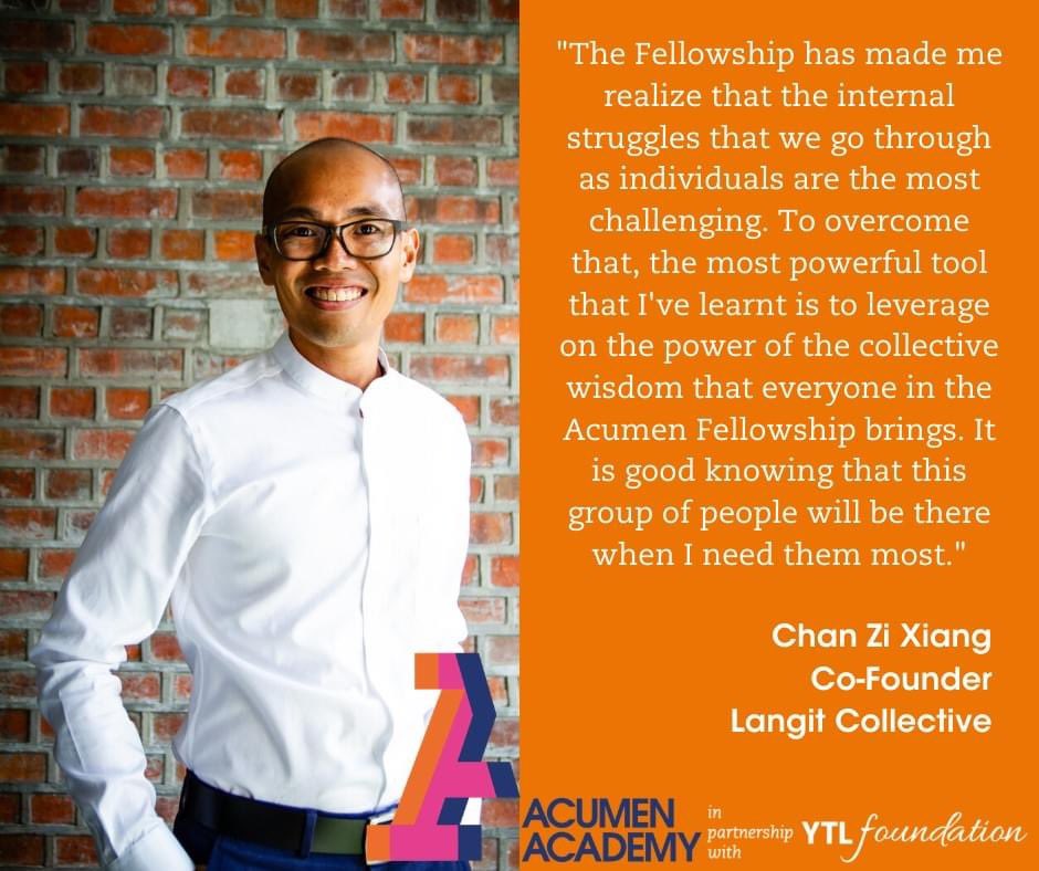 ytlfoundation's tweet photo. YTL Foundation continues to spearhead the @Acumen Fellowship Programme in Malaysia by bring together a group of extraordinary leaders who are tackling the country’s most pressing social issues. 

Apply TODAY at https://t.co/Rc8cZMGmdy by August 4th.

#BuildingTheRightThing https://t.co/YmdWTKI5jf
