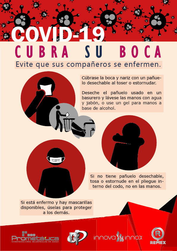 PrometalicaMx's tweet photo. Te invitamos a cuidar de ti, tu familia y tus compañeros de trabajo. Cubre tu boca al estornudar y lava tus manos frecuentemente.🧼💦🧴

Prometálica se preocupa por ti y por los tuyos. https://t.co/BBsDWltkiR