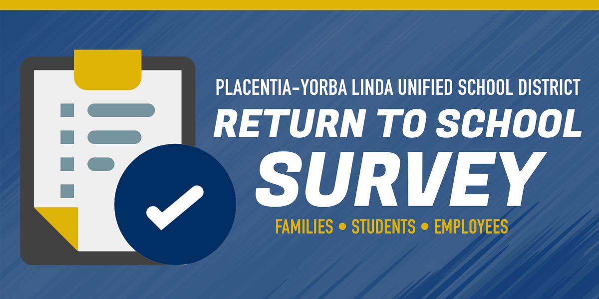 #PYLUSD is seeking feedback from students and parents regarding emergency distance learning, distance learning models for fall, and other return to school plans. 

Please check your email inbox or visit pylusd.org/news/ to participate. It takes approx. 10 minutes. 📲