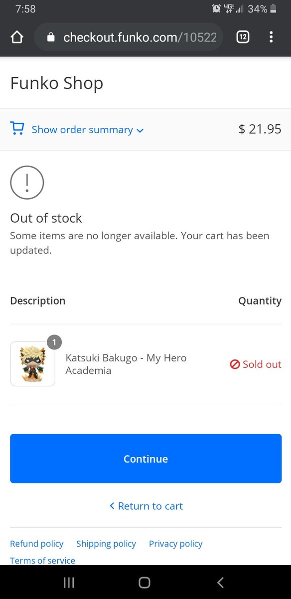 brandi_mudd's tweet photo. Are you serious @OriginalFunko ?? I was in line as soon as it was up, waited almost an entire hour and now you're saying it's sold out?? #sdcc #funko #fail https://t.co/09hoK2tMDa