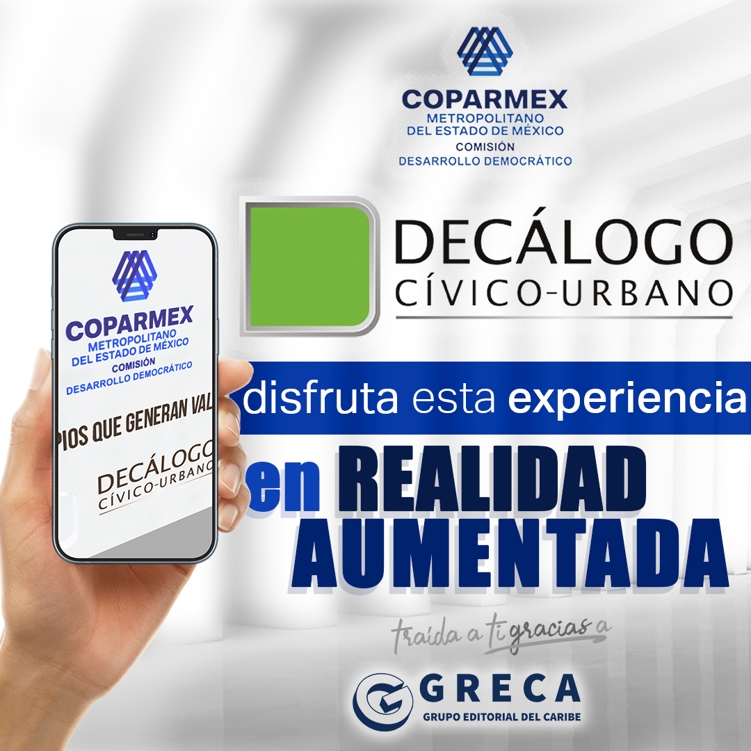CoparmexMetro's tweet photo. Una mejor calidad de vida sólo se logrará si todos participamos, haz lo correcto, incluso si nadie esta mirando.

Conoce el Decálogo Cívico-Urbano elaborado por nuestra Com. Desarrollo Democrático y desarrollado en REALIDAD AUMENTADA por @GRECA_MX → https://t.co/JxAlOtxlCe https://t.co/nFslJ40EjC