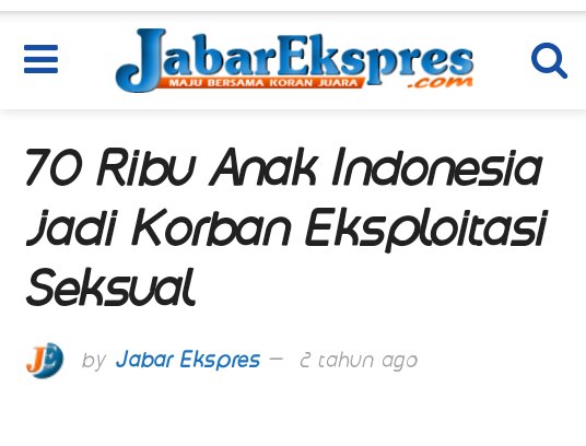 Hari Anak Nasional 2020 Ancaman terbesar anak2 saat ini adalah eksploitasi dan kekerasan seksual. Sudah terlalu banyak anak2 yang menjadi korban kebiadaban para pedophile, dieksploitasi dan diperdagangkan.  #HAN2020