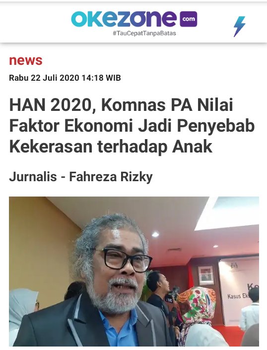 Hari Anak Nasional 2020 Ancaman terbesar anak2 saat ini adalah eksploitasi dan kekerasan seksual. Sudah terlalu banyak anak2 yang menjadi korban kebiadaban para pedophile, dieksploitasi dan diperdagangkan.  #HAN2020