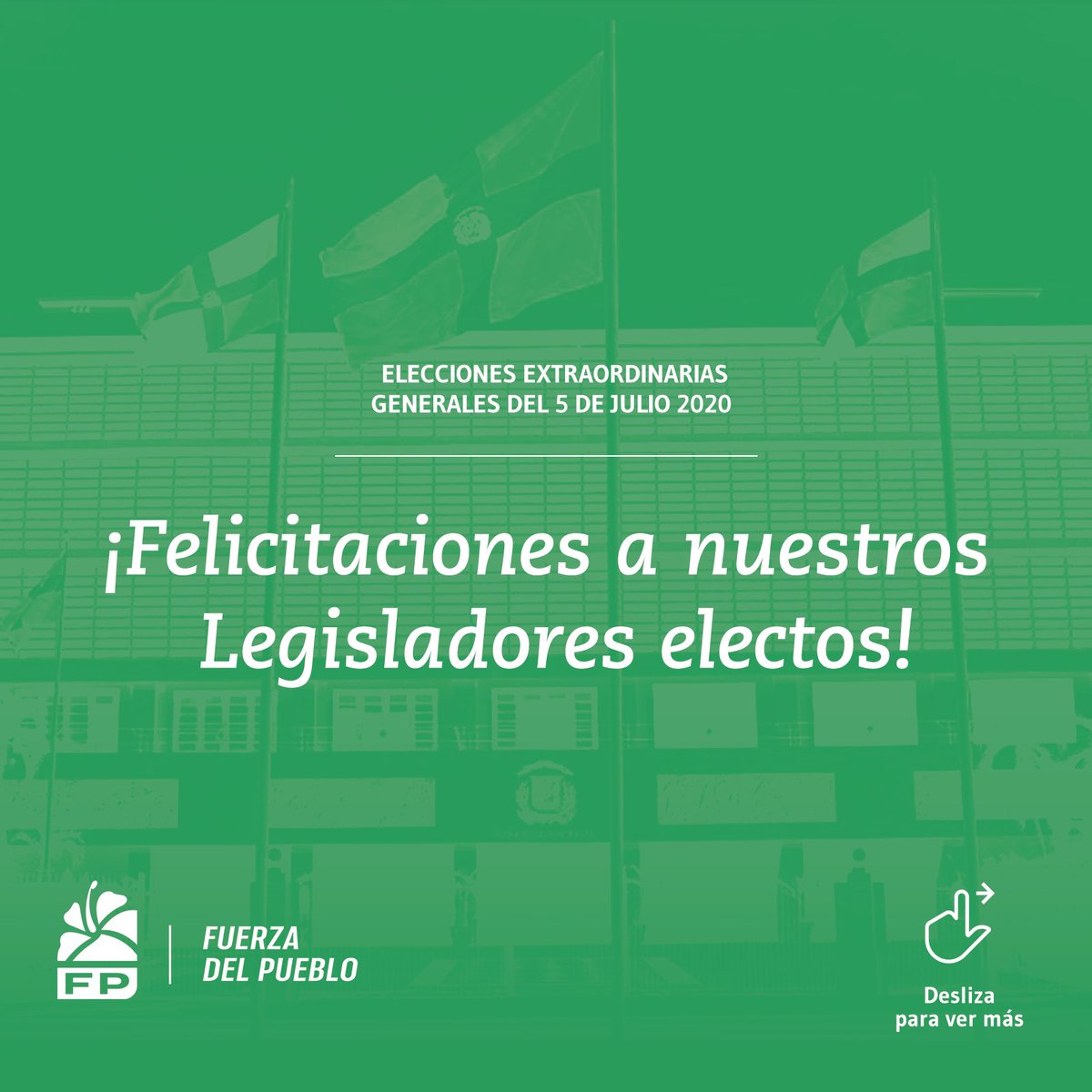 LeonelFernandez's tweet photo. Extendemos una calurosa felicitación a nuestros compañeros de partido y aliados, que fueron favorecidos con el voto del pueblo para representar y defender los intereses de la República desde las cámaras legislativas del Congreso Nacional. https://t.co/CANui9wFBQ