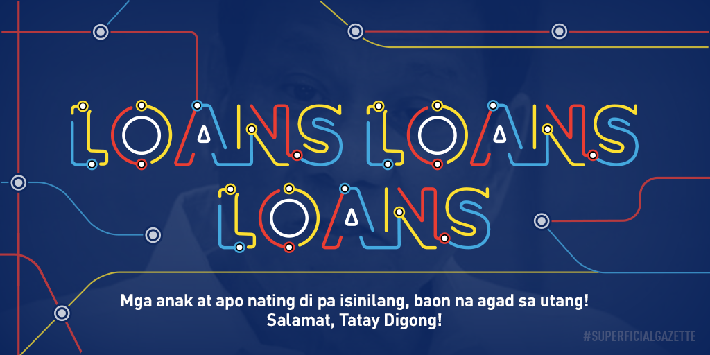 SuperficialGZT's tweet photo. The Philippines' total debt will soon hit P9 Trillion - P9,000,000,000,000. That's 9 followed by TWELVE zeros.

Even before #COVID19PH, Duterte was already the fastest borrower of all PH presidents. (P2.9T)

Sino ba ang magbabayad nitong utang? TAYO mga Pilipino. #LoansLoansLoans https://t.co/woVJS3tTwQ