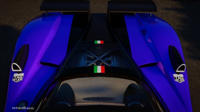 TC2NicelyDone's tweet photo. A fusion of power and art
#Pagani #ZondaF #V12 #AMG #Italia #Purple #Hypercar #Art #Power #Loud #WhiteInterior #TheCrew2 #XboxShare https://t.co/tMLZrrTBtL
