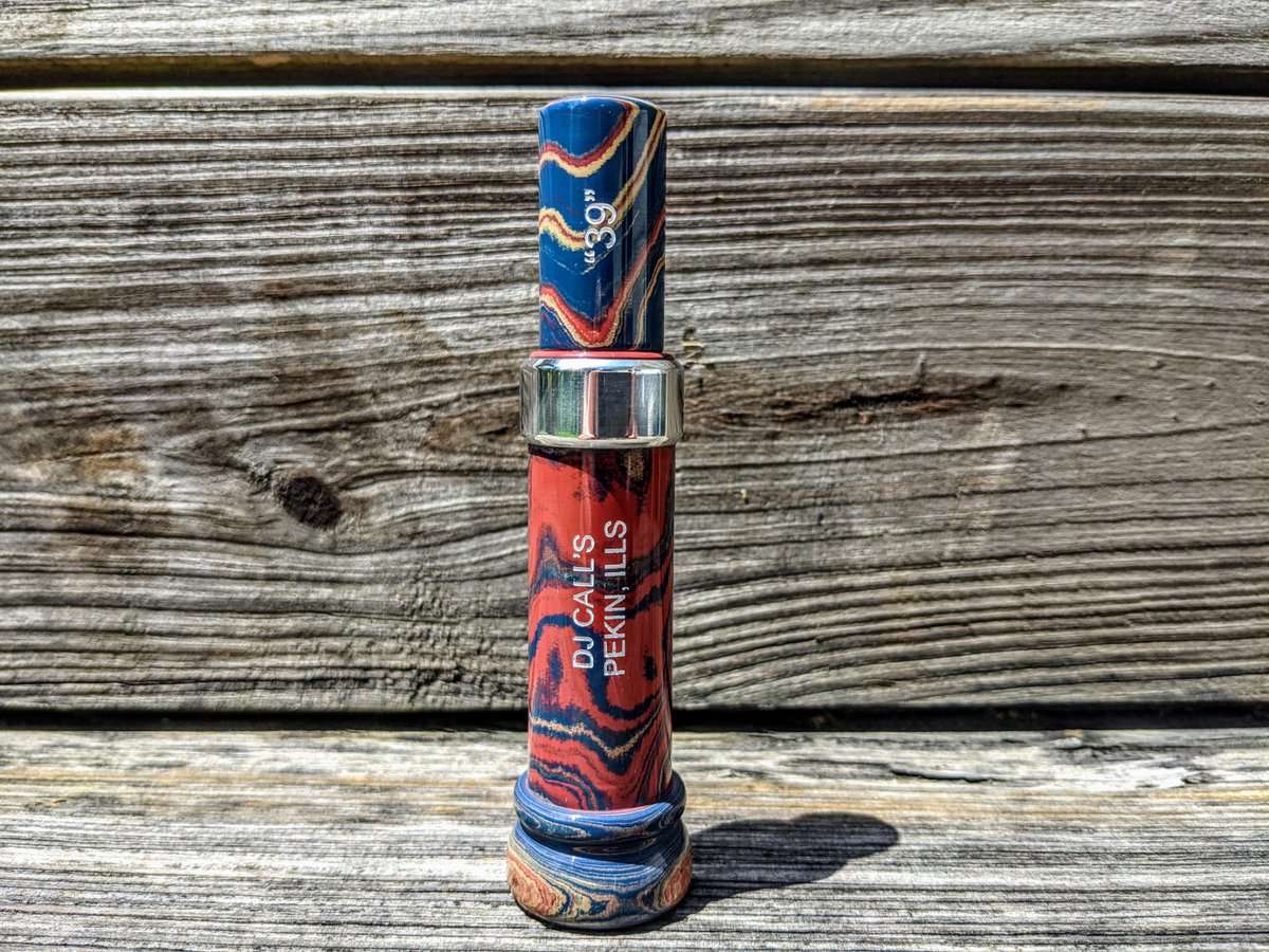 DJCallsCo's tweet photo. A few of our "39"'s in grey swirl and a new velvet blue. Really do love this single reed cutdown style duck call.
#djcalls #duckcalls #duckhunting #hunting #cutdowns https://t.co/zYUiCawPrO