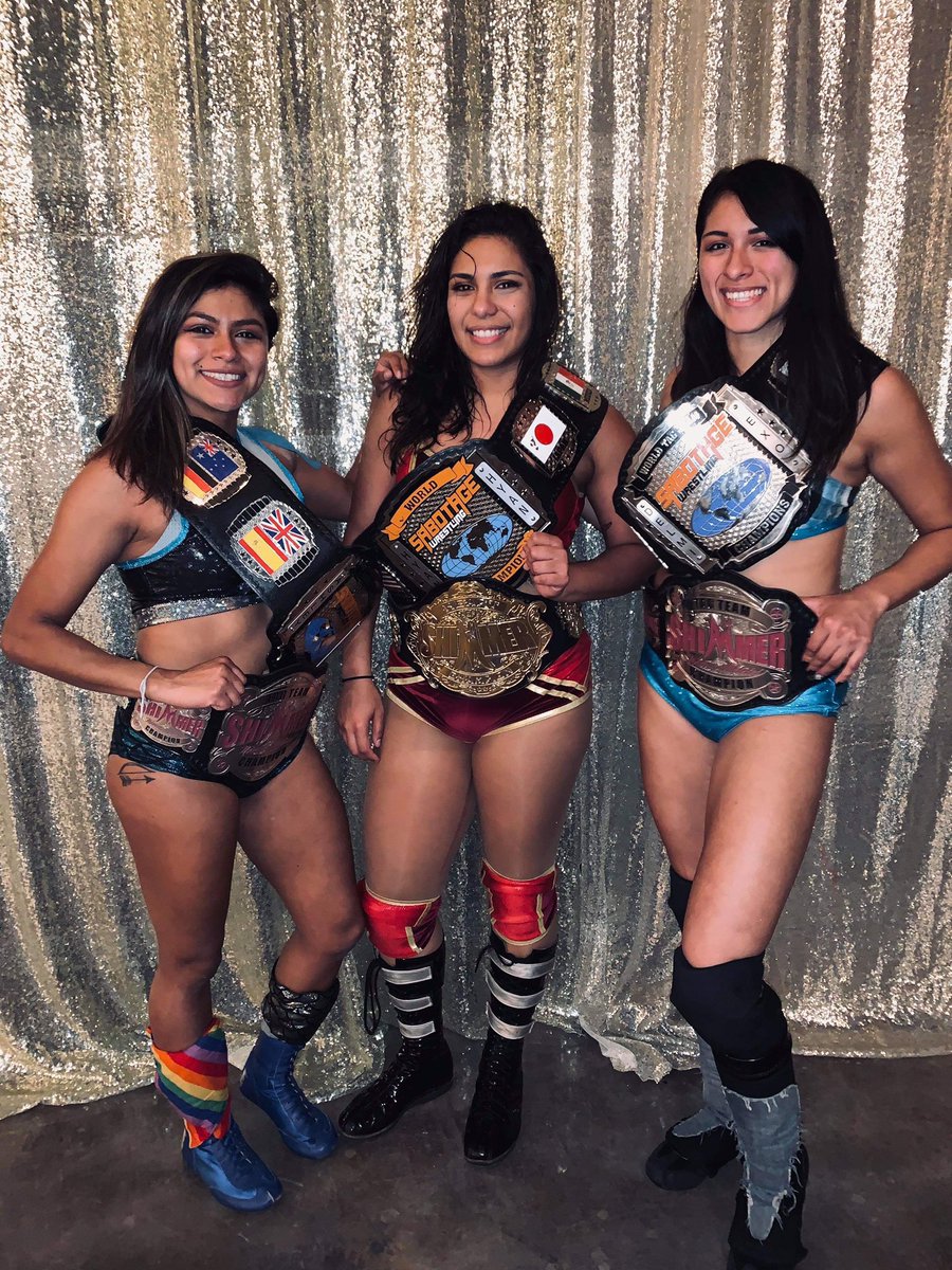 My pick for the #aew women’s tag tournament! SHIMMER & Sabotage champzillas!!!!! @TeamSeaStars @DelmiExo @ashley__vox #reelcatch #oneoftheboys #ilovethem