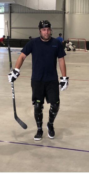 SpringClassicSJ's tweet photo. 🌴 It’s Great to see ball hockey being played again! @craft_19 all smiles at the Irving Field House 😁 Spring Classic only 23 days away!!! #SpringClassic #BallHockey https://t.co/tNb1UOBzPl