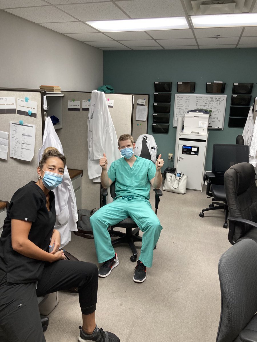 WFBMC ophtho resident room.  Nothing like sitting down after a busy day in clinic to chat about the day’s interesting cases!