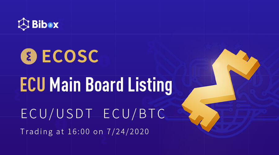 Bibox365's tweet image. Bibox will list #ECOSC (ECU) soon‼️

07/23/2020 11:00 A.M. (GMT+8), deposit and withdrawal functions will open.

07/24/2020 4:00 P.M. (GMT+8), ECU/BTC, ECU/USDT trading pairs will go live.

The awesome listing event is to be updated. Plz stay tuned😜😉
