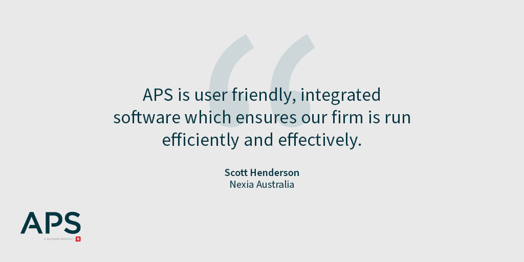 aps_software's tweet image. We&apos;ve helped hundreds of accounting firms just like yours to overcome roadblocks and achieve success. Get in touch today to see how we could help yours. 
@NexiaAustralia 
bit.ly/APSContactus