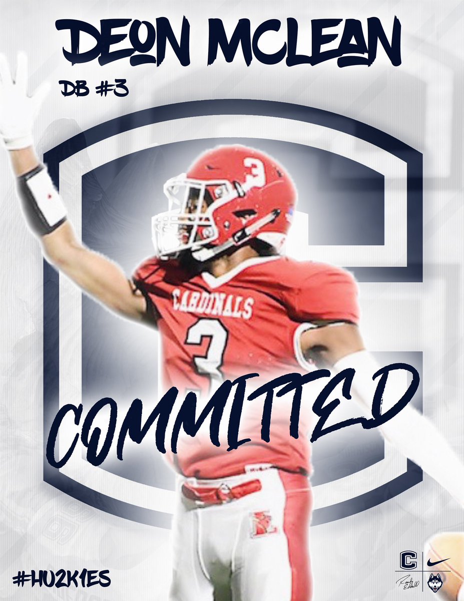Deon_Mclean3's tweet photo. Happy to announce I have committed to the University of UConn ‼️
#BleedBlue #Huskies https://t.co/AT6oq1ZnzI