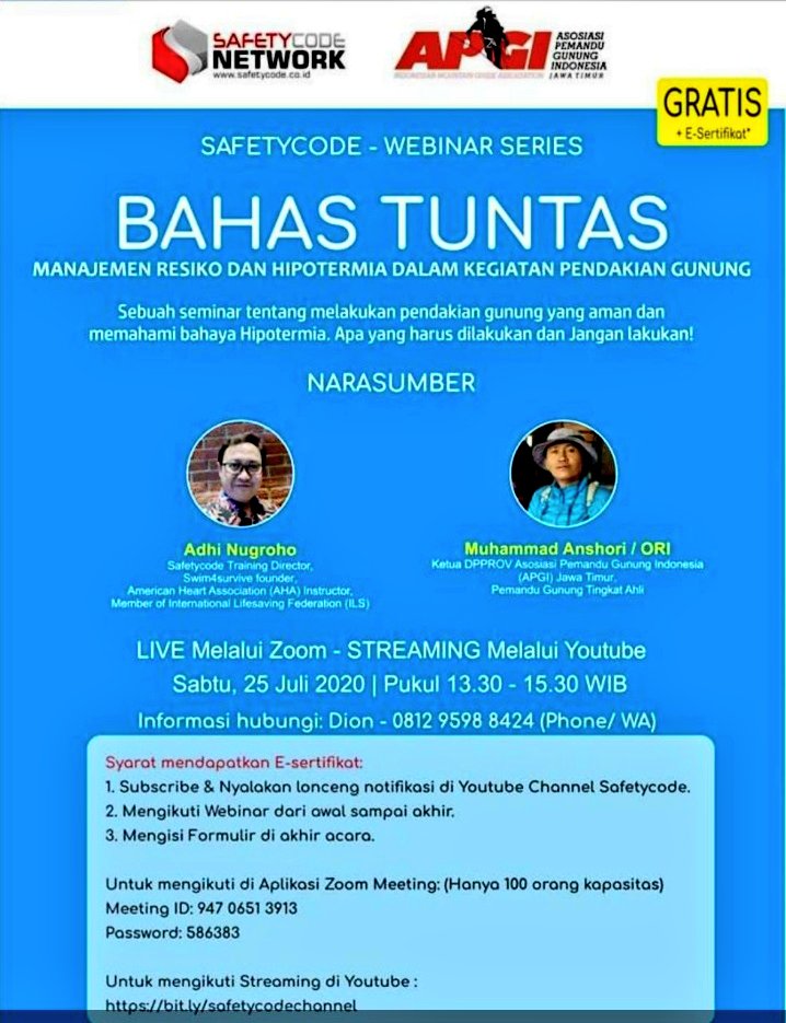 Bahas membahas TUNTASKAN!
#safetycodenetwork
#APGI https://t.co/O530rH6wk7