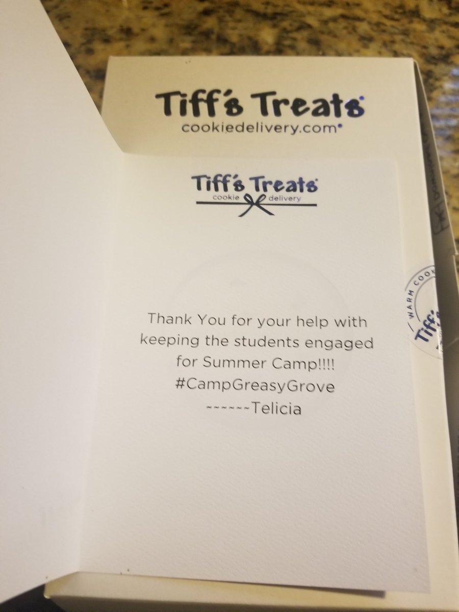 CounselorCRS's tweet photo. Got a special delivery today. Thank you to the best Camp Coordinator @tyvettesmith for my treat! @KujawaES_AISD
@STARS_902
@edventure_AISD
#ChooseYourLanding
#Campgreasygrove
#GreaseNation https://t.co/N2hPNDHVfM
