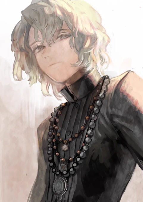 脱ぐと聖職者の雰囲気になるの も、も〜…て感じだよ #まほやく_FA 