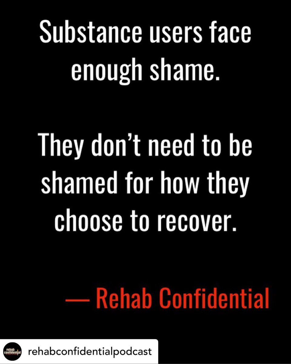 rehabconfident's tweet photo. #fuckshame #manypathstorecovery #inclusivity #unity #rehabconfidentialpodcast https://t.co/g5tH9rN53Y