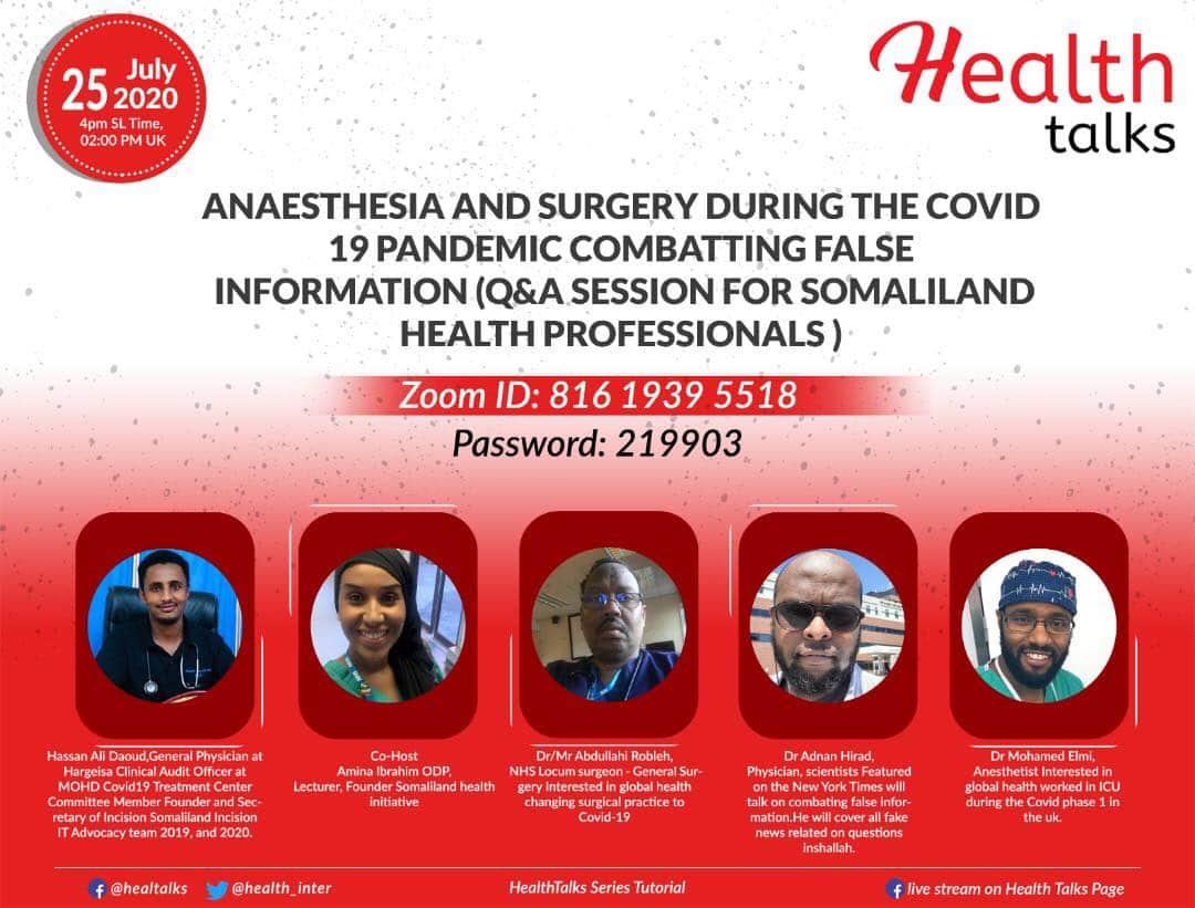 health_inter's tweet photo. REAL NEWS: we will be combatting all the fake news about corona next session. Tell us your questions or concerns. Our DMs are open!!! 
Saturday 25th 4 pm sl time via zoom/fb 
@HealthTalksX @SomHealthEx https://t.co/gqNrY4l8YU