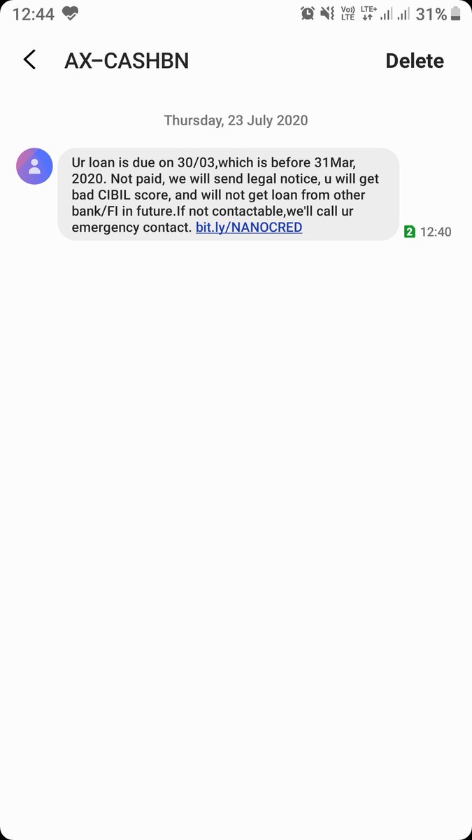 007_VENKY's tweet photo. Pc financial services  parenting of nanocred and cash bean has started calling and asking for the payment and threating for high penalty charges and calling.@PMOIndia @Pravinkks @lepanjali @RBI 
#OperationHaftaVasooli #fraudloanapps
@JAIJANSHAKTI https://t.co/0G6T7rMf1M