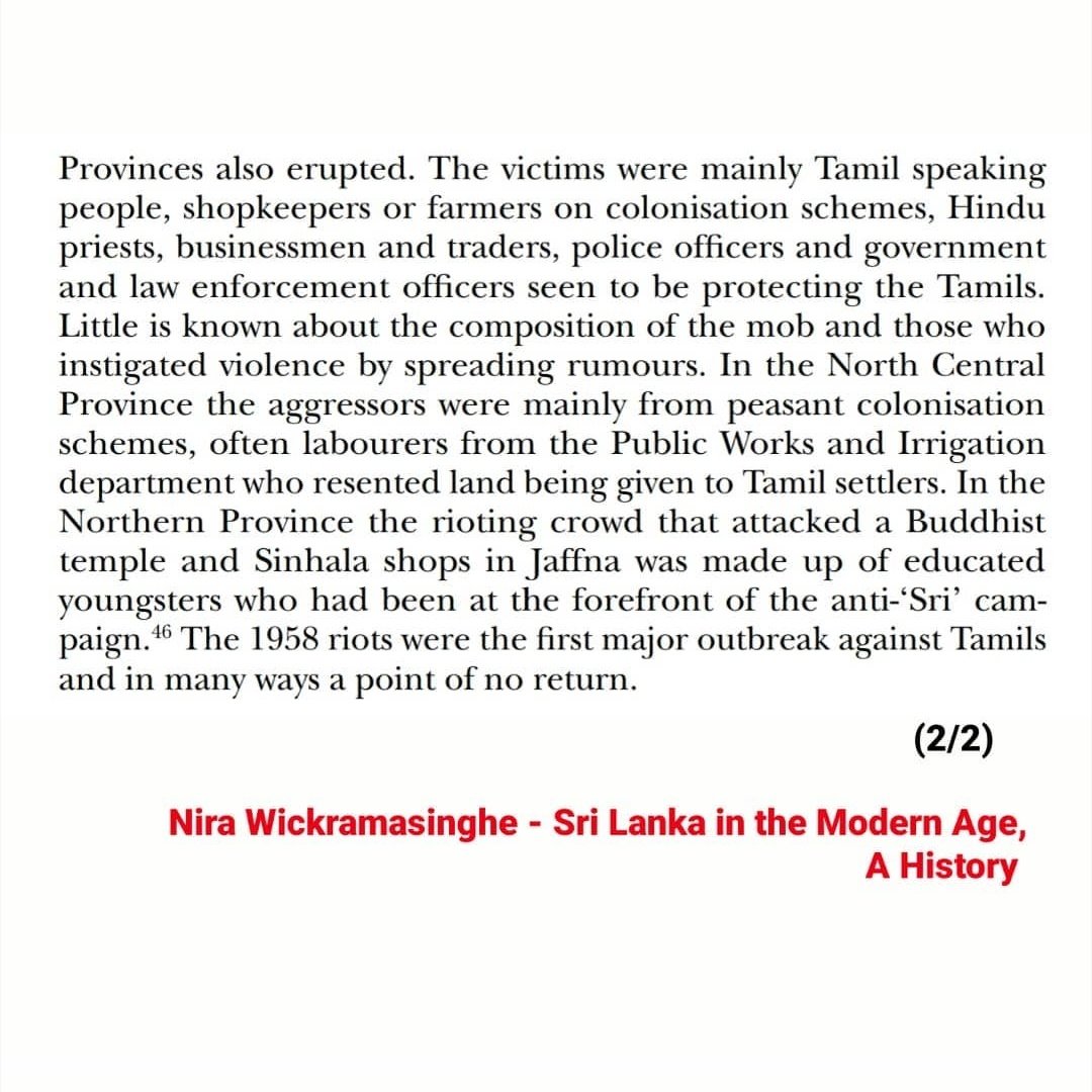 On the events leading up to Black JulyContents adapted from  @Amaliniii's Instagram story, resorted into chronological order.