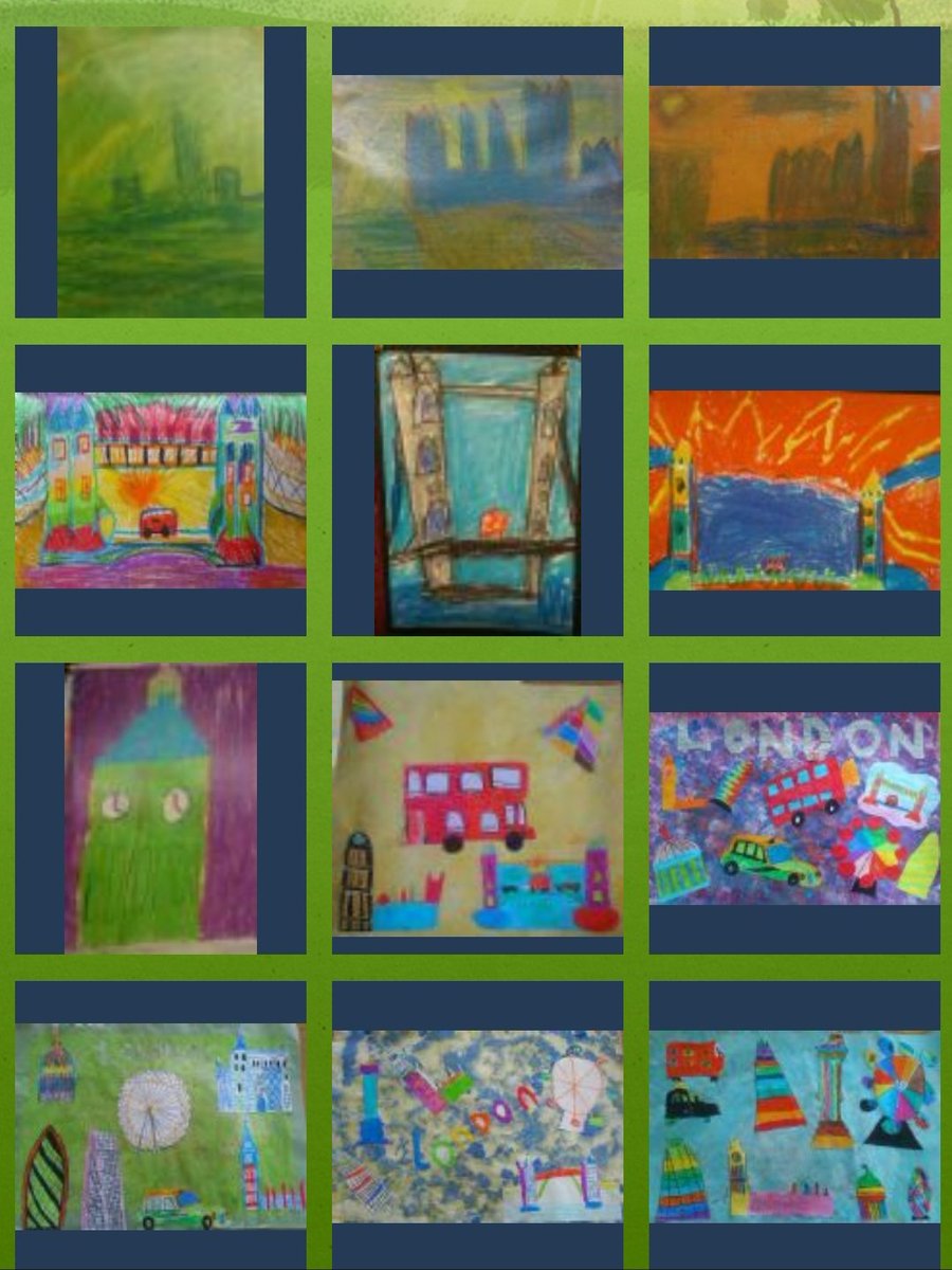 ArtyMissH's tweet photo. Ks2 London art. https://t.co/jutoyt0Kq4