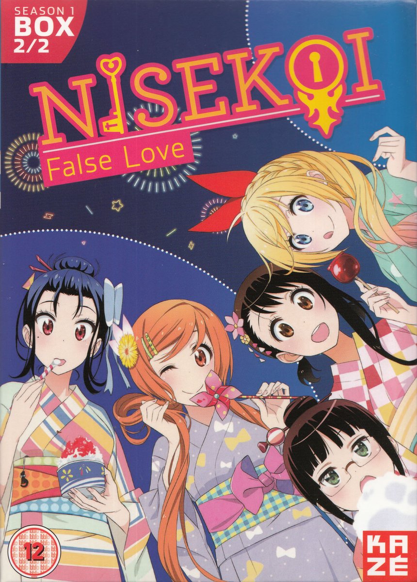 Ranaroth2's tweet image. Nisekoi: False Love. Season 1 &amp;amp; 2. Box art. #anime #Nisekoi #FalseLove