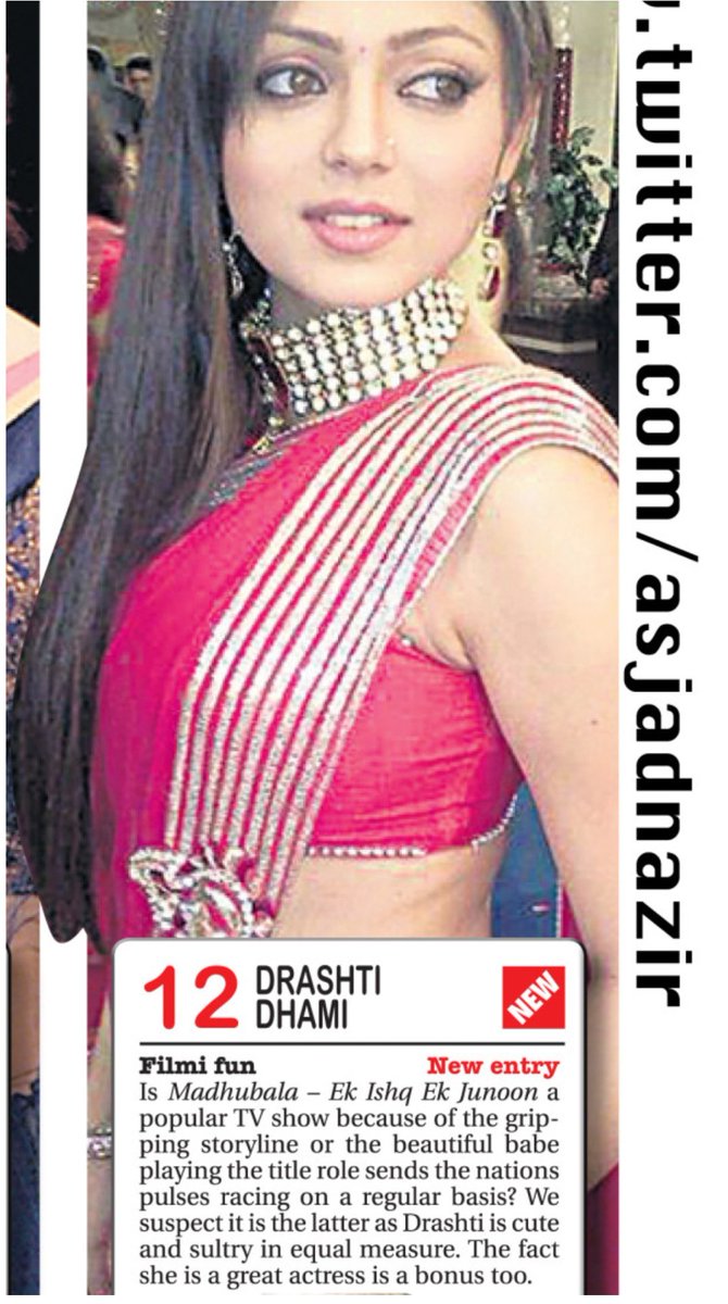 love_my_DD's tweet photo. #DrashtiDhamiFacts n for the 1st time #DrashtiDhami entered the list of "50 sexiest asian women",the #SexyList of @asjadnazir by UK based magazine @EasternEye!Her rank that year was 12th n really good as a debutant!! #QueenD #DrashtiDhamiInternationalPopularity https://t.co/SM8p4U9ClO