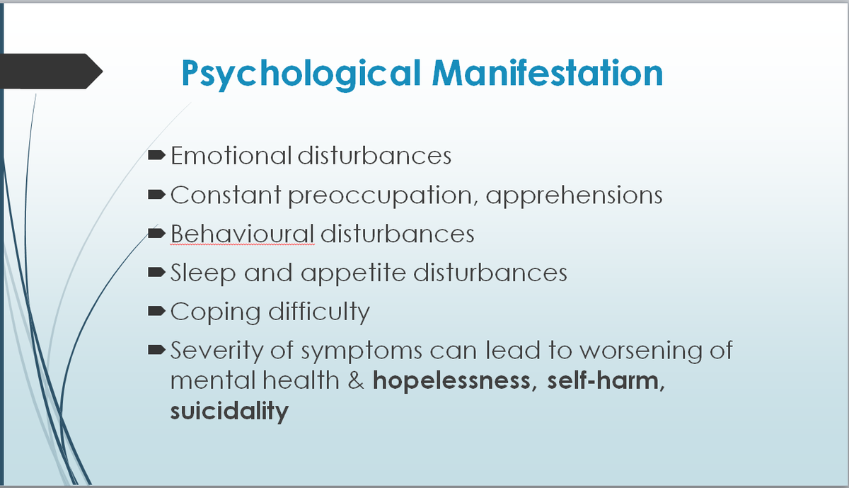  #MentalHealthMatters There are certain cases where people think of the past events or problems in their life and are feeling depressed now, as they are stuck at home and have a lot of time to think and worry about : Clinical Psychologist,  @TataMemorial , Smt.Savita Goswami