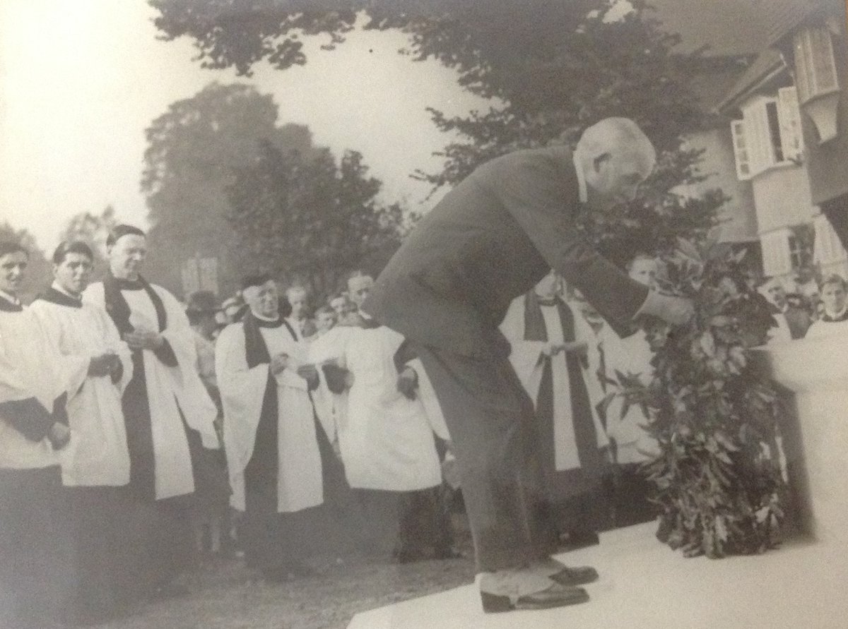 Basil was buried in Pozières Military Cemetery, near where he fell. After the war, the family visited the grave of B4 as he was known to them thanks to his initials. Basil’s father was responsible for the war memorial in Summertown. 5/6