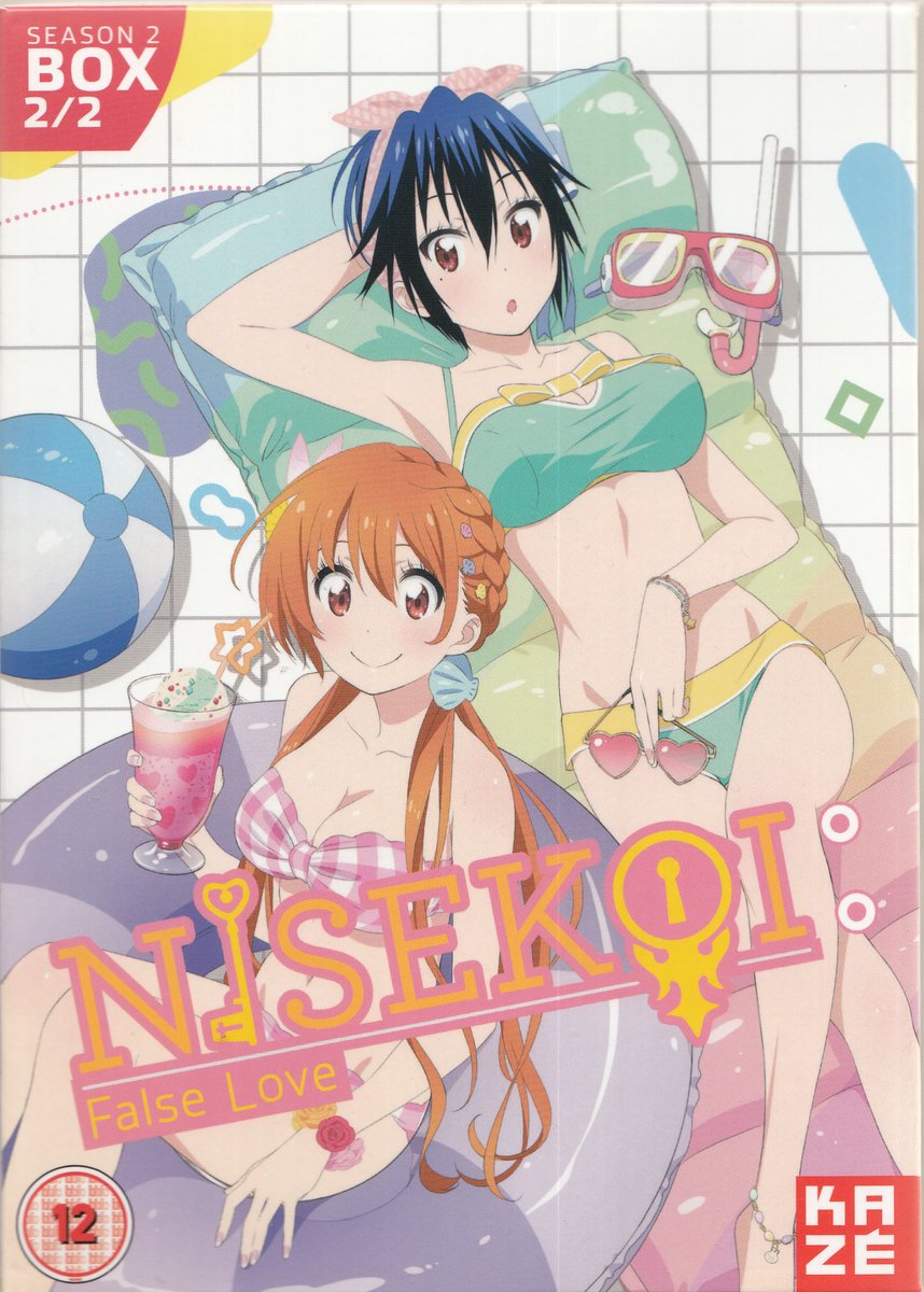 Ranaroth2's tweet image. Nisekoi: False Love. Season 1 &amp;amp; 2. Box art. #anime #Nisekoi #FalseLove