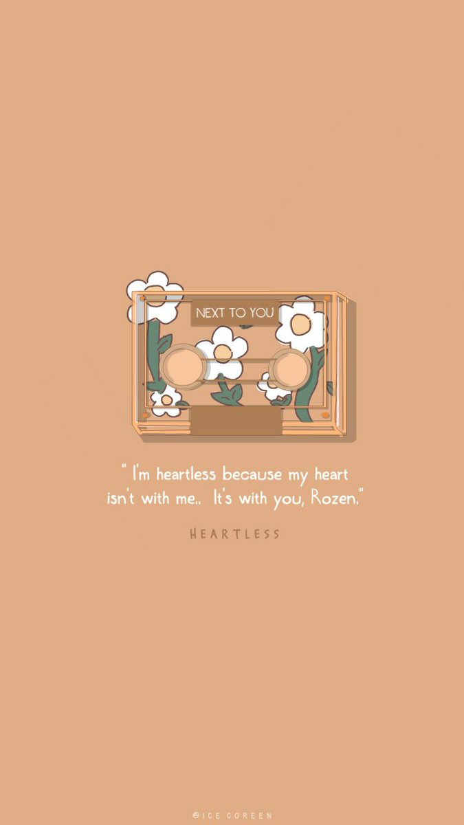 Heartless Aesthetic Tape Phone Wallpaper 🍂🍁 @jonaxx_WP • Free to used 🍂, image size:675x1200