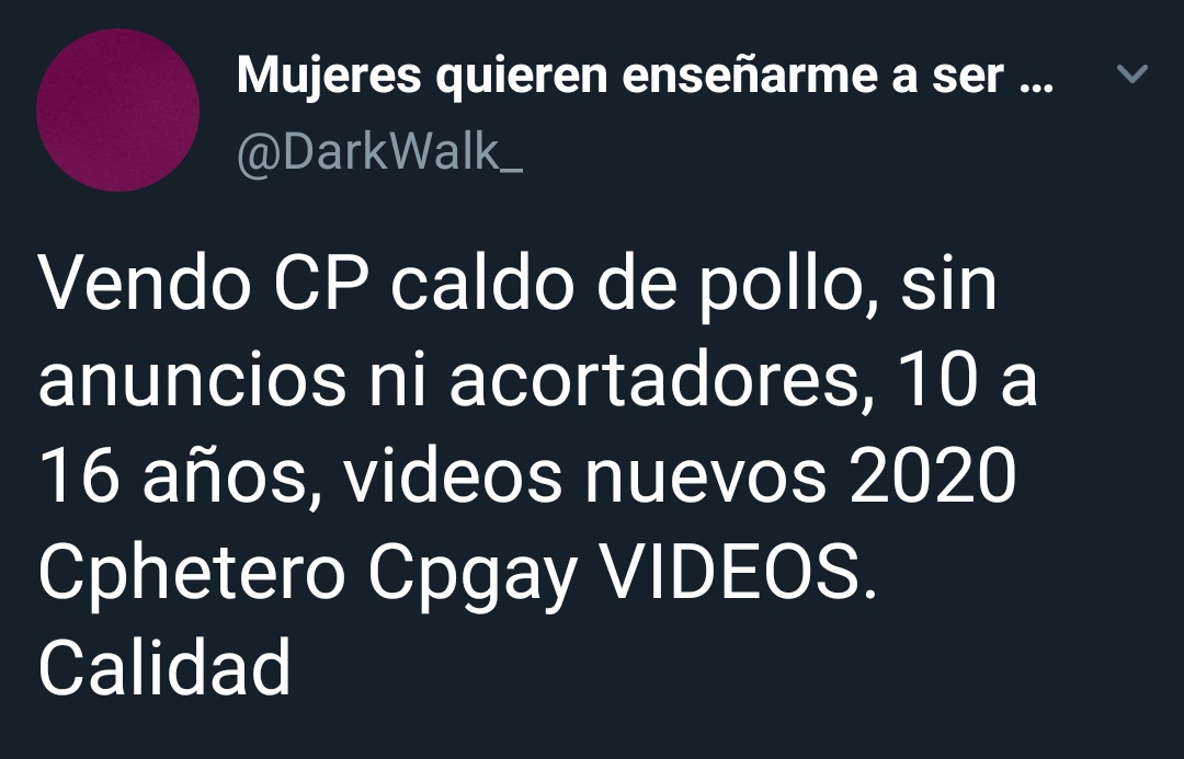 pablo e on X A denunciar esta cuenta todos Acabemos con los  