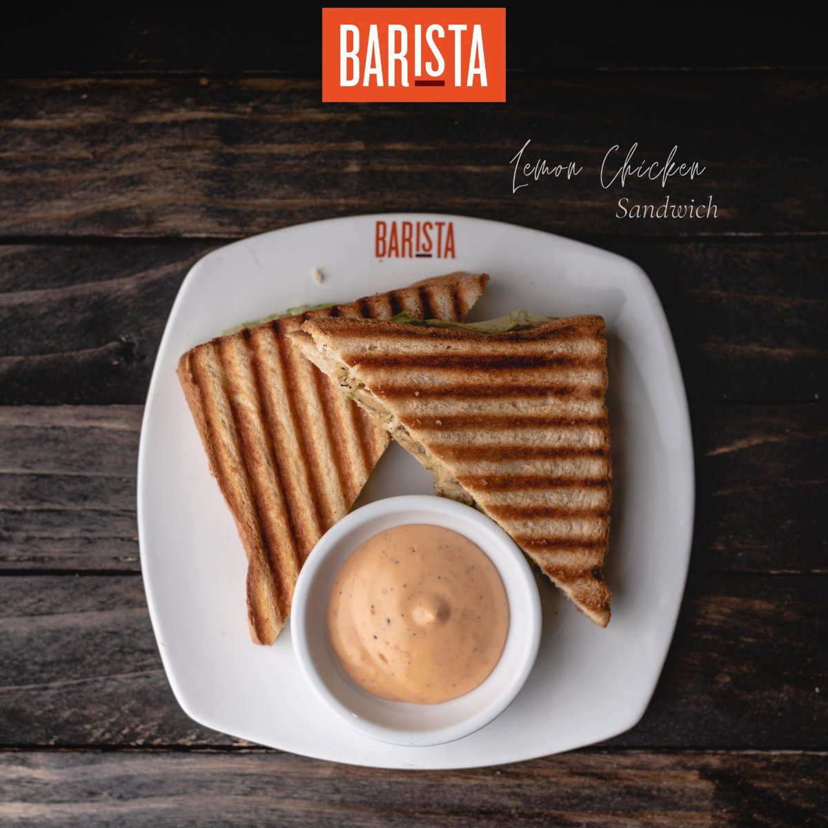 Try out our Lemon Chicken Sandwich if you need a snack in between hours! 🧡

For MVR 55++
#baristamaldives #snacktime #sandwich #goodfood