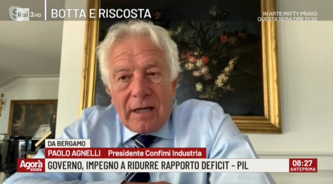 #RecoveryFund si inizi col rendere le PMI nuovamente competitive sui mercati internazionali, si riducano il #cuneofiscale e il costo dell'#Energia ad esempio, e si paghino i #debiti che la #PA ha con le imprese <a href="/agnelli_paolo/">Paolo Agnelli</a> <a href="/agorarai/">Agorà</a>