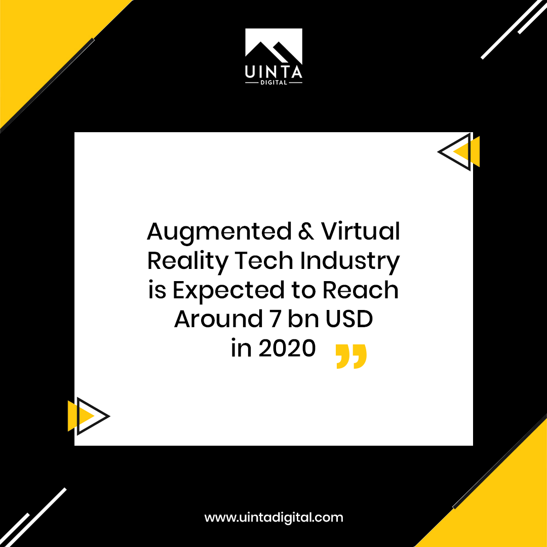 UintaDigital's tweet photo. In 2020, consumer spending on #augmented and #virtualreality (AR/VR) technology is expected to reach around seven billion U.S. dollars, whilst the distribution and services sector is forecast to spend over four billion U.S. dollars.

Want an AR/VR solution?

Phone: 801-683-1177 https://t.co/NgaqWylcHR