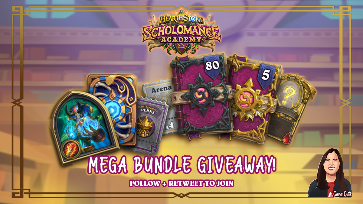 CaraCuteGames's tweet image. My first time doing a pre-purchase giveaway!!

1 Winner of the Scholomance Academy Mega Bundle courtesy of @BlizzardSEA &amp;amp; AKG Games

To Join:
📌Follow 
📌Retweet

The winner will be announced on August 5th!