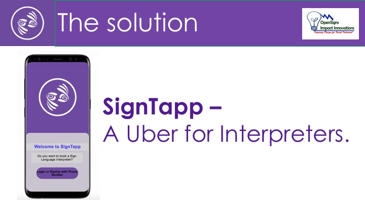Sir_joe_magero's tweet photo. My Deaf friends at @OpenSignsUg are building #SignTapp - The Uber for Interpreters in Uganda!

With this Innovation, we Deaf would be able to book an interpreter by just tapping on our phones!

And they will be part of the #RANICTKatale happening tomorrow live on Facebook https://t.co/U1DHpMa6BB