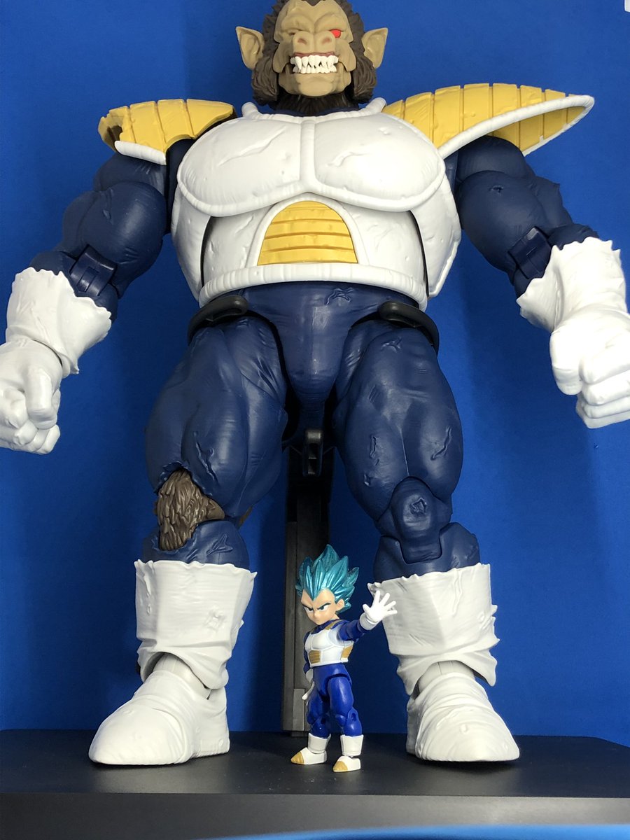 敬の字 على تويتر 大猿ベジータレビュー 偽悟空や66シリーズだとサイズ感良く フィギュアーツよりも掌動ベジータの方がサイズ感近いです は偽ブルマにdnaレベルで激怒した大猿ベジータ 大猿ベジータ ドラゴンボールz フィギュアーツ写真部 T