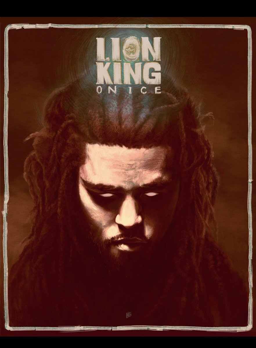 MasoodTahir7's tweet photo. Artwork of @JColeNC 🦁🔥
#LionKingOnIce #JCole #TheFallOff #GrownSimba https://t.co/XJ21InNtns