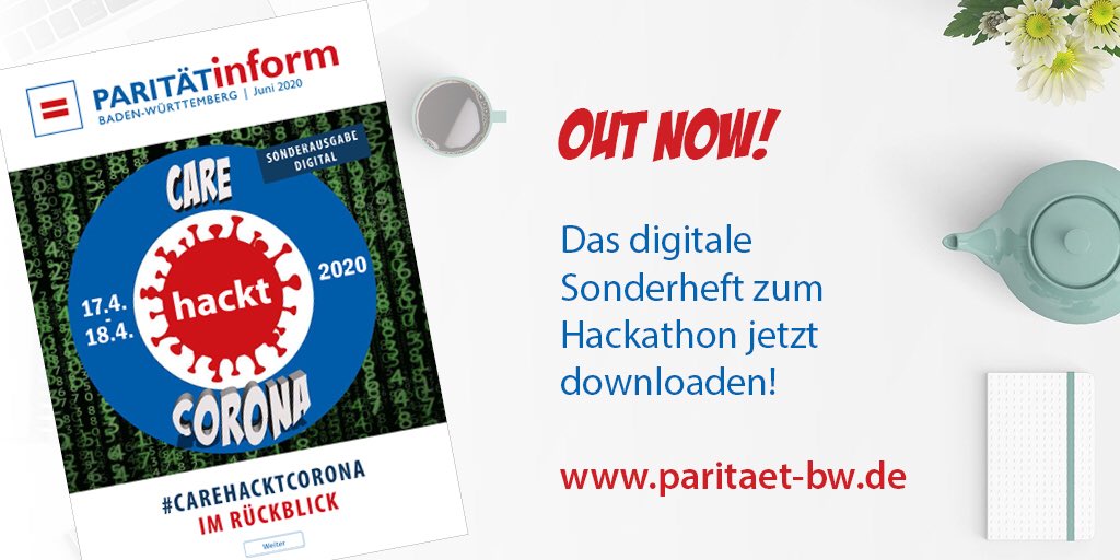 Viel Spaß beim Lesen, Schauen und Hören: paritaet-bw.de/node/13185 #CarehacktCorona ein Blick hinter die Kulissen