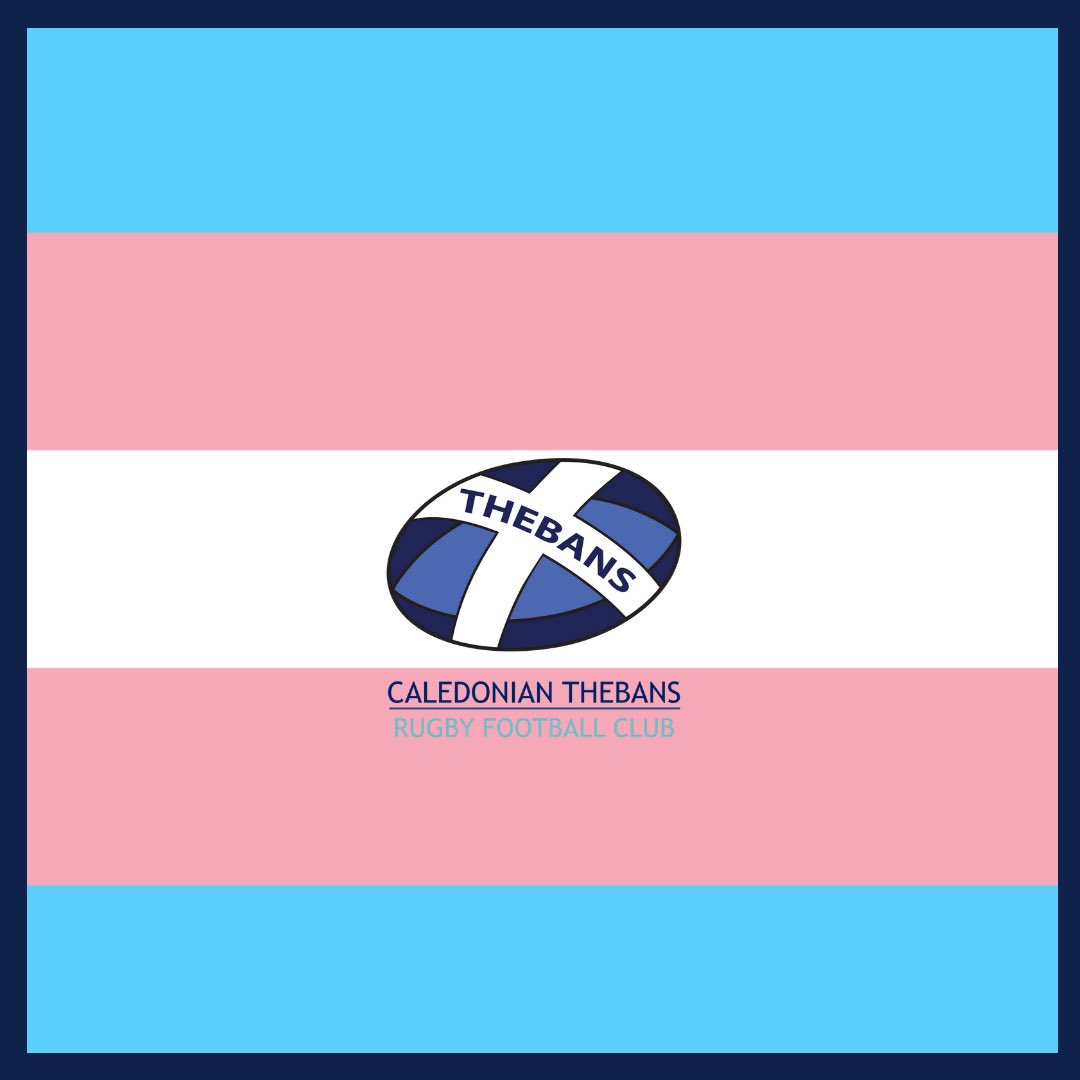 Rugby is for all. 

The Caledonian Thebans do not support the proposal from world rugby with would ban Trans women from the game. 

As always, we stand in solidarity with our Trans siblings