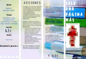 ktglobal's tweet photo. Seguimos celebrando el #Díadellibro2020. Os compartimos nuestras notas de lectura del libro "Anti-frágil" de N. Taleb: https://t.co/4KfDrMACbS #resumenlibro #librosrecomendados #antifragil #resiliencia https://t.co/cH0ChS1HKy