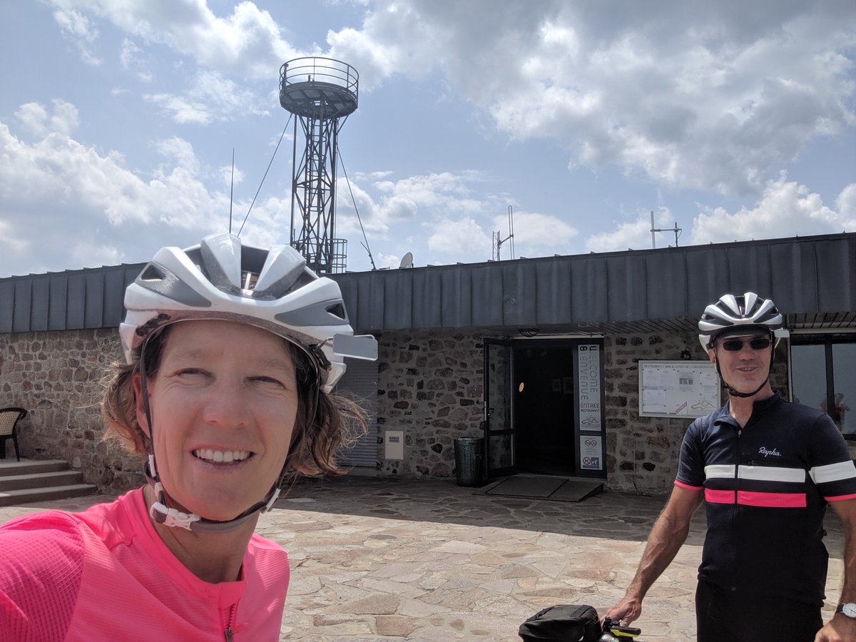 StacyKTweets's tweet photo. #Thistimelastyear Day 19 of 35 - 100 Cols Tocht - The World's Toughest Bike Tour w @SuperFly508 unsupported! 87 miles & 9500' w Col de Minier & Mont Aigoual & a French performer who rode off w my bike! #cycling #100Cols #CentCols https://t.co/n8L0JR2LWx https://t.co/NrWRT2Oi5Y https://t.co/kdUnF3XJE5